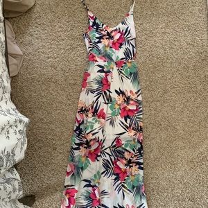 Tropical maxi dress